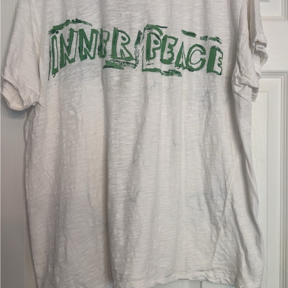 Magnolia Pearl White Burnout Tee Inner Peace